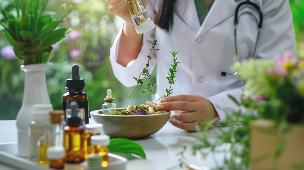 female-doctor-naturopathic-doctor-using-natural-medicine-patient-meeting